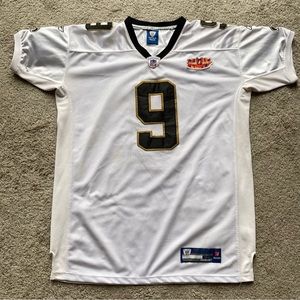Drew Bree’s New Orleans Saints Jersey Reebok OnField Super Bowl XLIV Size 52